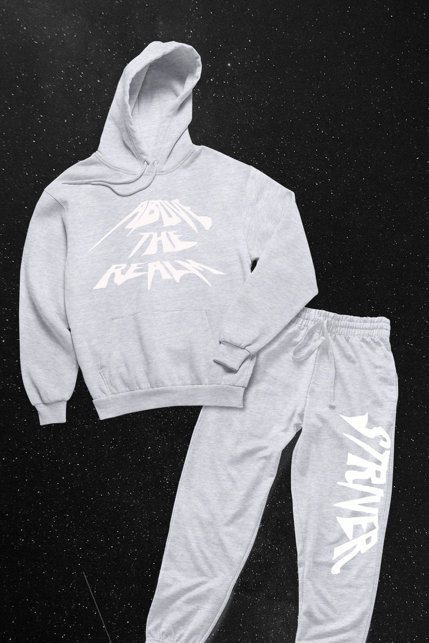 ATR  STRIVER Grey Heather Pullover Sweatsuit – Above The Realm
