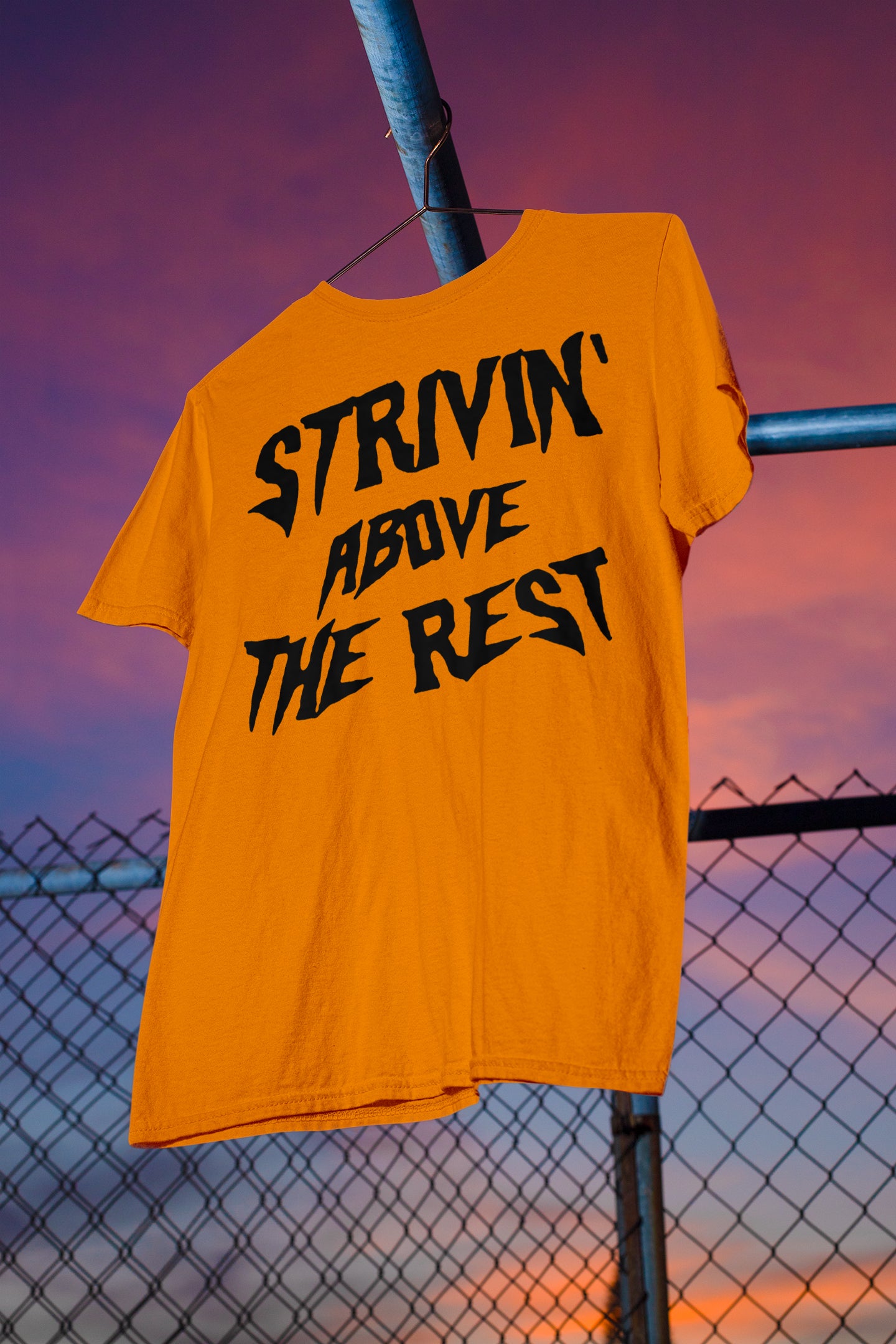 ATR | STRIVIN' ABOVE THE REST Orange Short Sleeve Tee