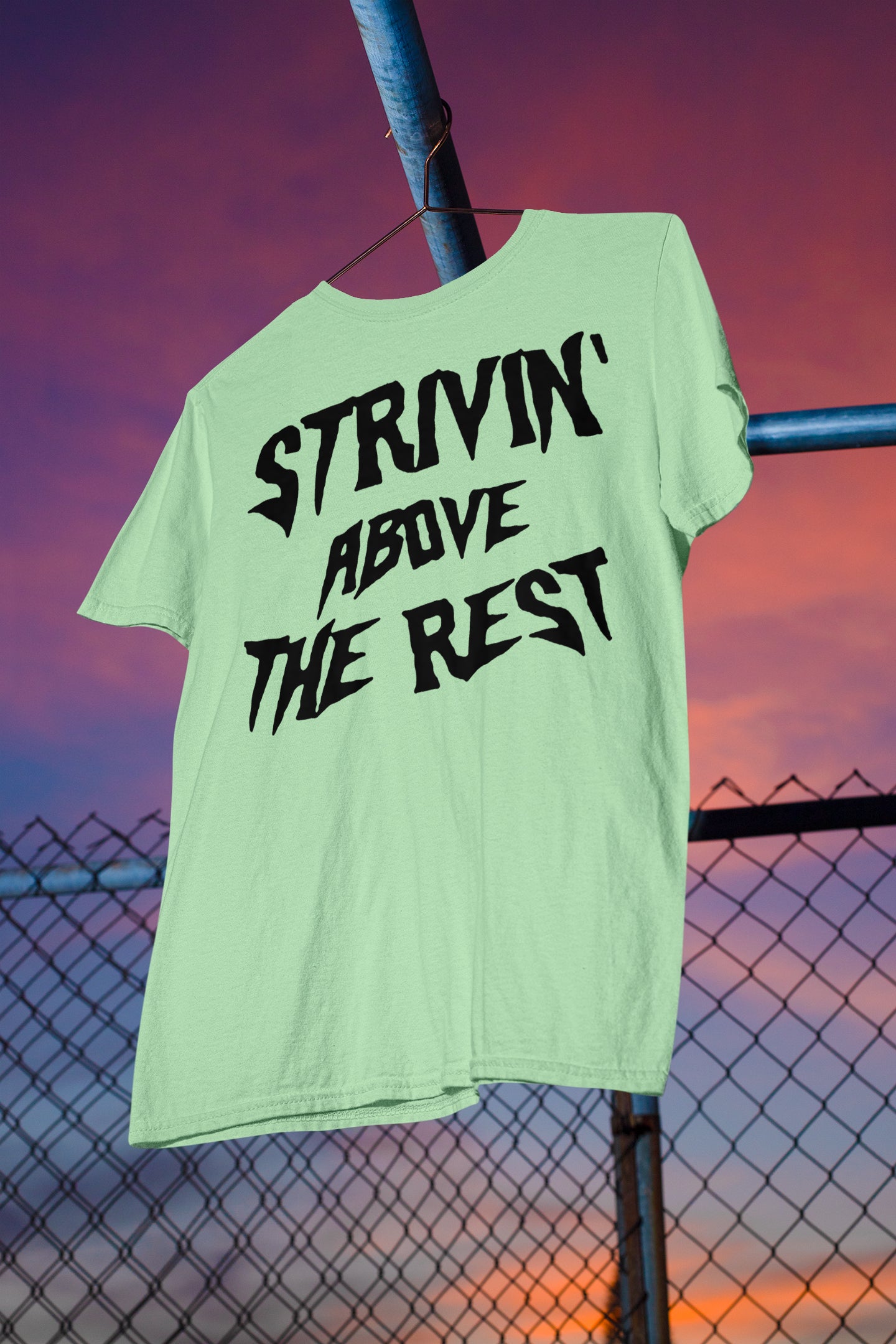 ATR | STRIVIN' ABOVE THE REST Mint Short Sleeve Tee
