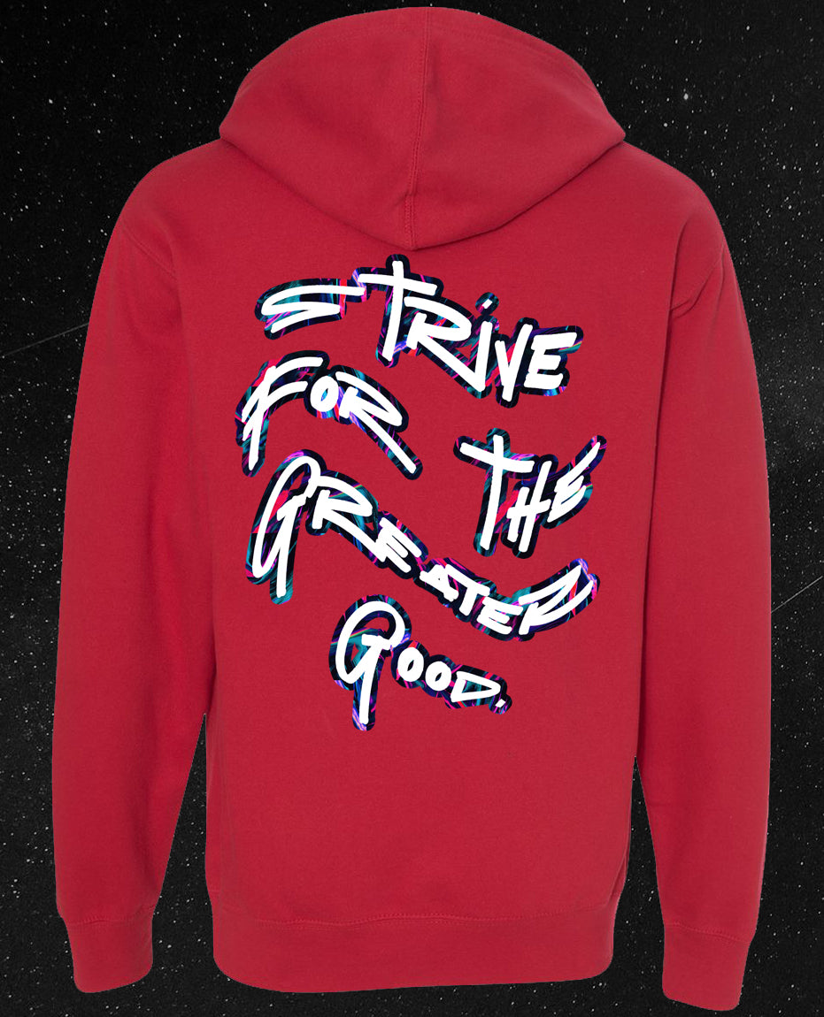 ATR | THE GREATER GOOD Red Pullover Hoodie