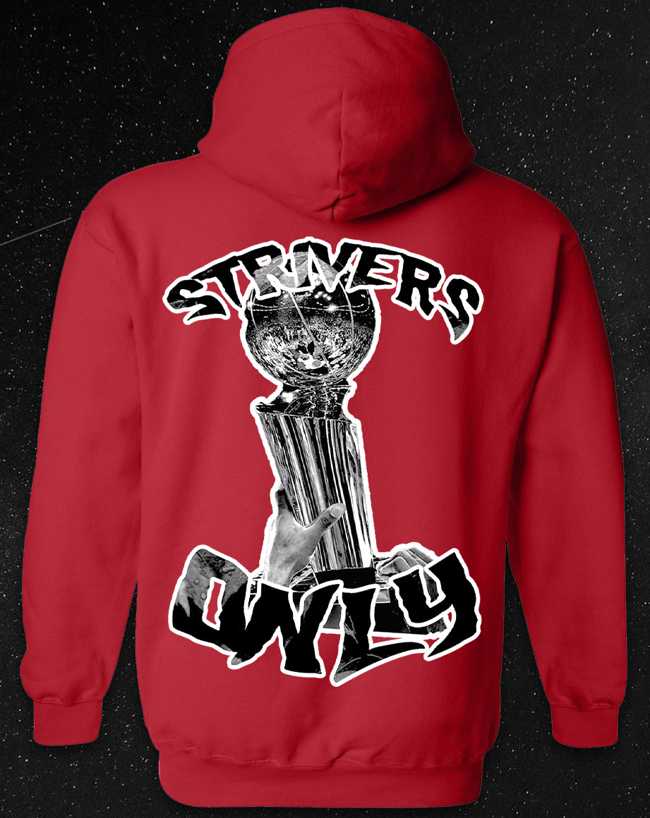 ATR | STRIVERS ONLY Red Pullover Hoodie